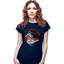 Load image into Gallery viewer, Shirts Fitted Shirts, Woman / Small / Navy Crambone