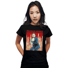 Load image into Gallery viewer, Shirts Fitted Shirts, Woman / Small / Black Michael Myers