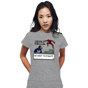 Shirts Fitted Shirts, Woman / Small / Sports Grey Carnage Fight