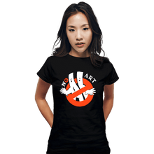 Load image into Gallery viewer, Daily_Deal_Shirts Fitted Shirts, Woman / Small / Black Ai Busters