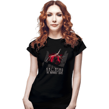 Load image into Gallery viewer, Secret_Shirts Fitted Shirts, Woman / Small / Black Khonshu The Animated Series
