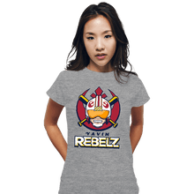 Load image into Gallery viewer, Daily_Deal_Shirts Fitted Shirts, Woman / Small / Sports Grey Go Rebelz