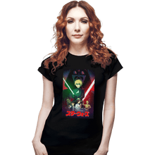 Load image into Gallery viewer, Shirts Fitted Shirts, Woman / Small / Black Ghibli Original Trilogy