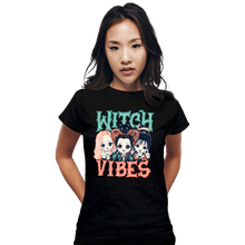 Load image into Gallery viewer, Secret_Shirts Fitted Shirts, Woman / Small / Black Witchy Vibes