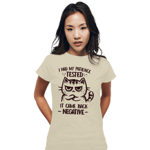 Load image into Gallery viewer, Secret_Shirts Fitted Shirts, Woman / Small / White I had my patience tested