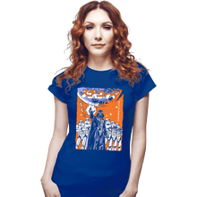 Load image into Gallery viewer, Daily_Deal_Shirts Fitted Shirts, Woman / Small / Royal Blue Vader JP