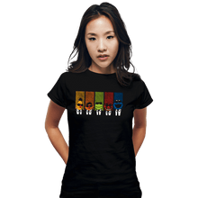 Load image into Gallery viewer, Daily_Deal_Shirts Fitted Shirts, Woman / Small / Black Reservoir Muppets