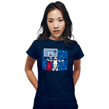 Load image into Gallery viewer, Secret_Shirts Fitted Shirts, Woman / Small / Navy No Look Shot