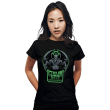 Load image into Gallery viewer, Daily_Deal_Shirts Fitted Shirts, Woman / Small / Black Cthulhu Gym