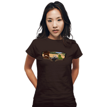 Load image into Gallery viewer, Daily_Deal_Shirts Fitted Shirts, Woman / Small / Black Classic Road Trip Adventurea