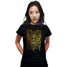 Load image into Gallery viewer, Daily_Deal_Shirts Fitted Shirts, Woman / Small / Black The Twilight Hero