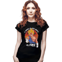 Load image into Gallery viewer, Shirts Fitted Shirts, Woman / Small / Black Saiyan's Pride