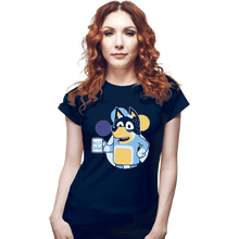 Load image into Gallery viewer, Daily_Deal_Shirts Fitted Shirts, Woman / Small / Navy Blue Dad