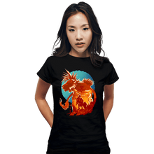Load image into Gallery viewer, Daily_Deal_Shirts Fitted Shirts, Woman / Small / Black Cosmo Canyon's Pride