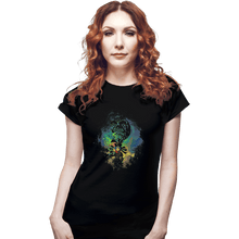 Load image into Gallery viewer, Shirts Fitted Shirts, Woman / Small / Black Majora's Art