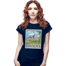 Load image into Gallery viewer, Shirts Fitted Shirts, Woman / Small / Navy Xavier's School For Gifted Youngsters