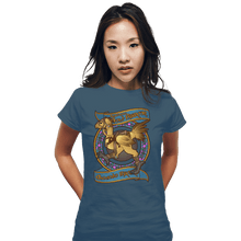 Load image into Gallery viewer, Last_Chance_Shirts Fitted Shirts, Woman / Small / Indigo Blue Chocobo Racer
