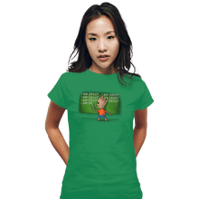 Load image into Gallery viewer, Shirts Fitted Shirts, Woman / Small / Irish Green Groot's Detention