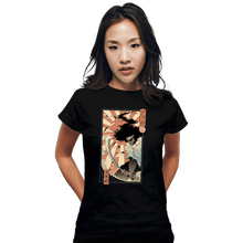 Load image into Gallery viewer, Secret_Shirts Fitted Shirts, Woman / Small / Black AfroSamurai