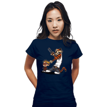 Load image into Gallery viewer, Secret_Shirts Fitted Shirts, Woman / Small / Navy The Superhero Team