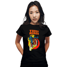 Load image into Gallery viewer, Shirts Fitted Shirts, Woman / Small / Black Toast Rider