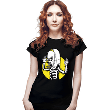 Load image into Gallery viewer, Shirts Fitted Shirts, Woman / Small / Black Threatening Me