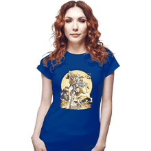 Load image into Gallery viewer, Shirts Fitted Shirts, Woman / Small / Royal Blue Planet Of Oz