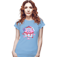 Load image into Gallery viewer, Shirts Fitted Shirts, Woman / Small / Powder Blue Pink Parfait