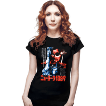 Load image into Gallery viewer, Daily_Deal_Shirts Fitted Shirts, Woman / Small / Black Escape From 1997