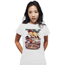 Load image into Gallery viewer, Secret_Shirts Fitted Shirts, Woman / Small / White Purr Skater