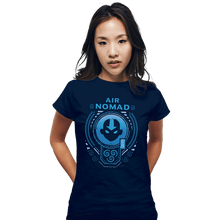 Load image into Gallery viewer, Secret_Shirts Fitted Shirts, Woman / Small / Navy Mighty Airbender