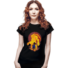 Load image into Gallery viewer, Shirts Fitted Shirts, Woman / Small / Black Hellfire