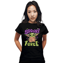 Load image into Gallery viewer, Shirts Fitted Shirts, Woman / Small / Black Spooky Force
