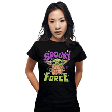Load image into Gallery viewer, Shirts Fitted Shirts, Woman / Small / Black Spooky Force