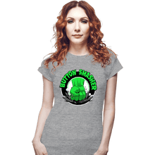 Load image into Gallery viewer, Shirts Fitted Shirts, Woman / Small / Sports Grey Button Smasher