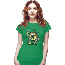 Load image into Gallery viewer, Shirts Fitted Shirts, Woman / Small / Irish Green Mike Lebowski