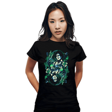 Load image into Gallery viewer, Shirts Fitted Shirts, Woman / Small / Black Suit Of Scissors