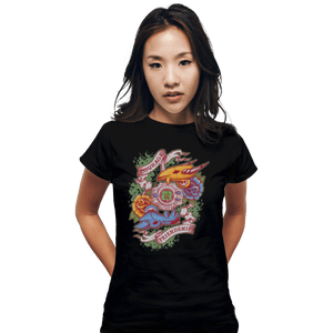 Shirts Fitted Shirts, Woman / Small / Black Digital Destiny