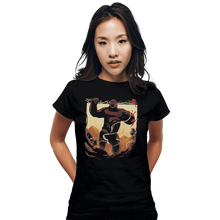 Load image into Gallery viewer, Shirts Fitted Shirts, Woman / Small / Black The King