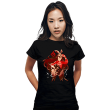 Load image into Gallery viewer, Shirts Fitted Shirts, Woman / Small / Black Gliding Champion Amber