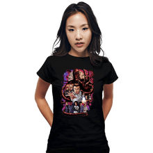 Load image into Gallery viewer, Daily_Deal_Shirts Fitted Shirts, Woman / Small / Black Hawkins Things
