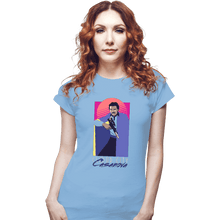 Load image into Gallery viewer, Daily_Deal_Shirts Fitted Shirts, Woman / Small / Powder Blue Cloud City Casanova