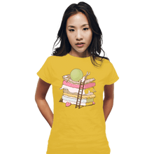 Load image into Gallery viewer, Shirts Fitted Shirts, Woman / Small / White Can't Sleep