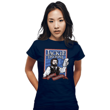 Load image into Gallery viewer, Shirts Fitted Shirts, Woman / Small / Navy Jackie Daytona - Regular Human Bartender