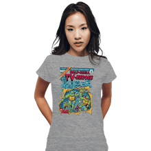 Load image into Gallery viewer, Shirts Fitted Shirts, Woman / Small / Sports Grey Giant SIzed Turtles
