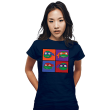 Load image into Gallery viewer, Daily_Deal_Shirts Fitted Shirts, Woman / Small / Navy Mayhem Of The Mutants