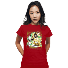 Load image into Gallery viewer, Shirts Fitted Shirts, Woman / Small / Red Adorable Thief