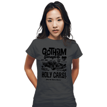 Load image into Gallery viewer, Daily_Deal_Shirts Fitted Shirts, Woman / Small / Charcoal Gotham Garage LTD