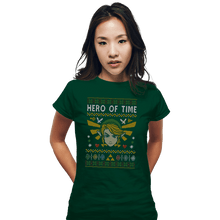 Load image into Gallery viewer, Shirts Fitted Shirts, Woman / Small / Irish Green A Legendary Christmas