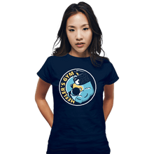 Load image into Gallery viewer, Daily_Deal_Shirts Fitted Shirts, Woman / Small / Navy Heeler's Gym
